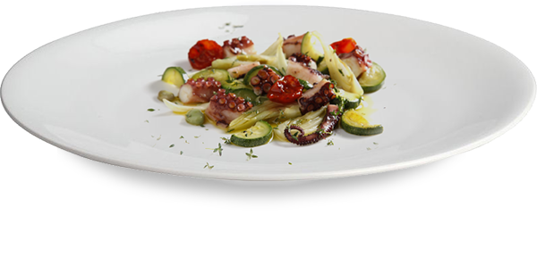 Octopus cooked at low temperature with its vegetables 1