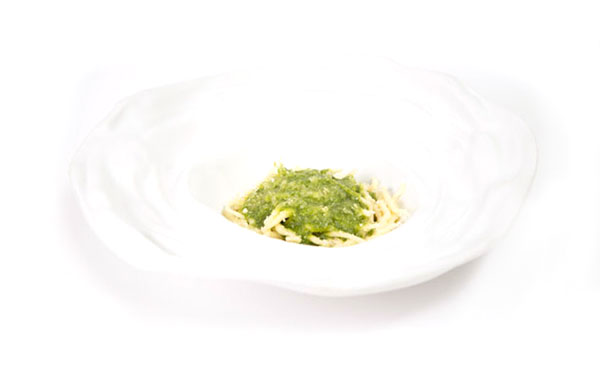 Genoa-style trofie with pesto 1