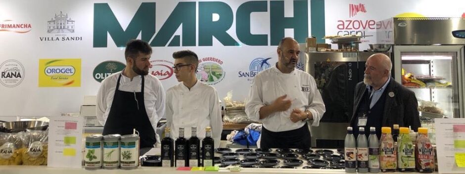 Olitalia in Vicenza with chef Renato Rizzardi on the occasion of Cosmofood 1