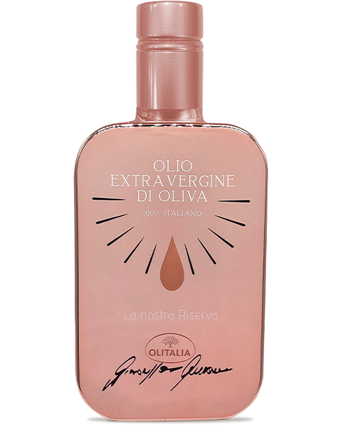 Olio extra vergine di oliva "La nostra Riserva" Rose Gold Edition 2025 1
