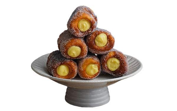 Fried cream cannoli 1