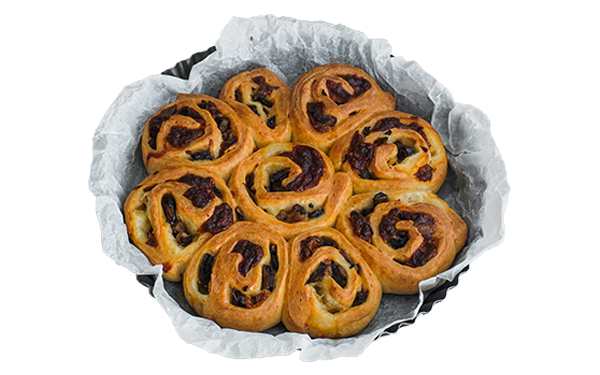 Cinnamon rolls ai funghi 1