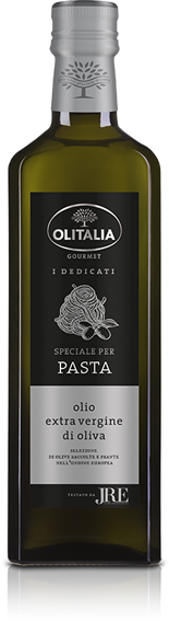 Cold spaghetti with Olitalia “I Dedicati” Special Extra Virgin Olive Oil for Pasta, pecorino, spearmint and mandarin orange 2