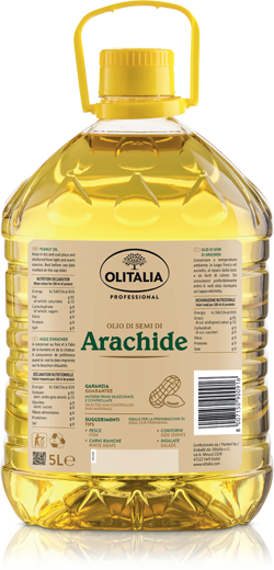 Olio Di Semi Di Arachide Olitalia Professional 10 Litri - Per Frittura E Cucina Professionale