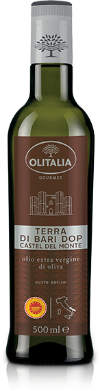 Crema di piselli novelli con crudité di asparagi e baccalà cotto all’Olio Extravergine d’Oliva Terra di Bari DOP, con crostini di pane casereccio al rosmarino 2